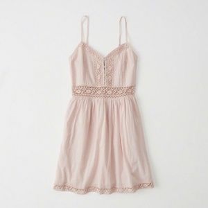 Abercrombie & Fitch Lace Pierced Skater Dress